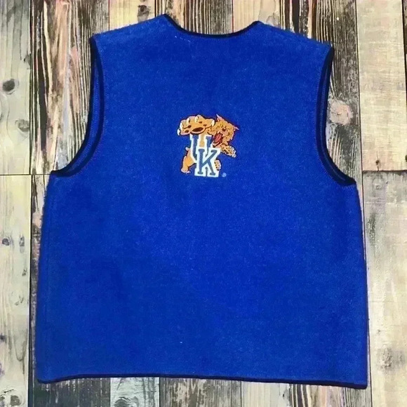 Vintage BellePointe Wool zip up Vest Kentucky size Medium - Picture 4 of 4